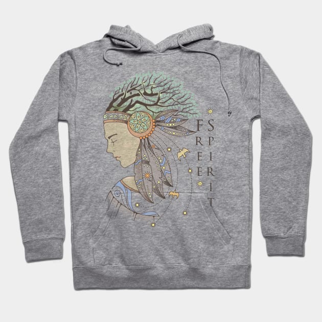 Free spirit - Tribal woman Hoodie by ArtStyleAlice